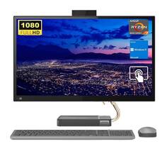 Моноблок Lenovo IdeaCentre 5 AIO, 23.8&quot;, AMD Ryzen 7 5700U, Full-HD сенсорный экран, 16Гб, 1Тб SSD, серый