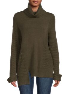 Асимметричный свитер из смесовой шерсти Philosophy Basic black