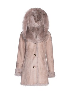 Дубленка made for generation toscana WOLFIE FURS Rose pink