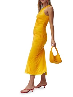 Макси-платье Simon Miller с рюшами zeet, желтый