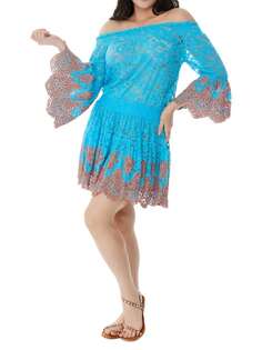 Мини-платье с открытыми плечами Ranee&apos;s Sky blue Ranee's