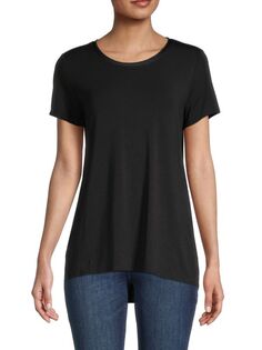 Однотонная футболка Donna Karan Black Dkny