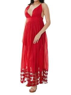 Платье-комбинация Ranee&apos;s без рукавов maxi cover up, красный Ranee's