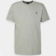 Базовая футболка PS Paul Smith Zebra Slim Fit, серый
