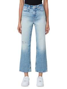 Прямые укороченные джинсы remi с высокой посадкой Hudson Light blue