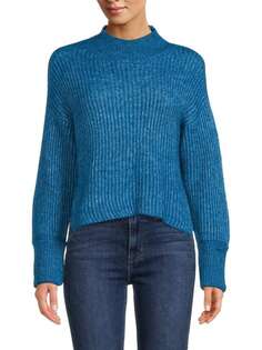 Пуловер с воротником-стойкой Philosophy Party blue