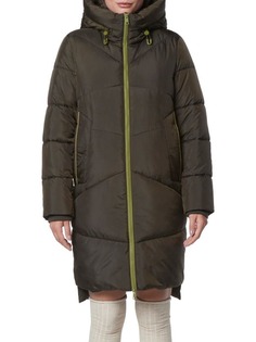 Пуховик свободного кроя baisley Andrew Marc Dark olive