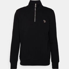 Свитшот PS Paul Smith Half Zip Zebra, черный