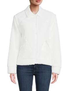 Куртка Стеганая Calvin Klein Soft из искусственного меха, белый