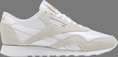 Кроссовки wmns classic nylon &apos;white light grey&apos; 2020 Reebok, белый