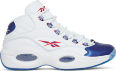 Кроссовки question mid &apos;blue toe&apos; 2022 Reebok, белый