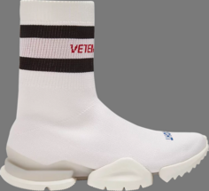 Кроссовки vetements x sock pump high top &apos;white&apos; Reebok, белый