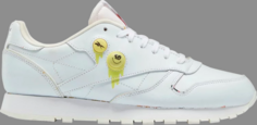 Кроссовки smiley x classic leather pump &apos;50th anniversary&apos; Reebok, белый