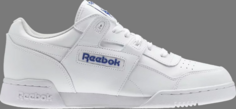 Кроссовки Reebok Workout Plus, белый/темно-синий