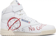 Кроссовки bait x stranger things x ghostbusters x ex-o-fit vintage hi &apos;dustin&apos; Reebok, белый