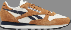 Кроссовки classic leather &apos;wild brown vector navy&apos; Reebok, белый