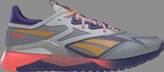 Кроссовки nano x2 tr adventure &apos;grey bold purple&apos; Reebok, серый