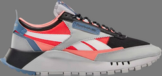 Кроссовки classic leather legacy &apos;pure grey twisted coral&apos; Reebok, серый