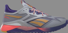 Кроссовки wmns nano x2 tr adventure &apos;grey bold purple&apos; Reebok, серый