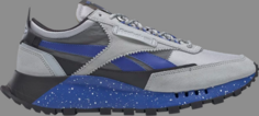 Кроссовки classic leather legacy &apos;grey court blue speckle&apos; Reebok, серый