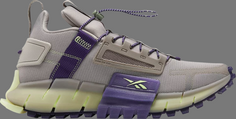 Лимитированные кроссовки zig kinetica edge &apos;boulder grey dark orchid&apos; Reebok, серый