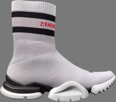Кроссовки vetements x sock pump high &apos;grey&apos; Reebok, серый