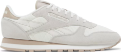 Кроссовки classic leather &apos;chalk modern beige&apos; Reebok, серый