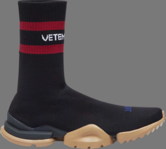 Кроссовки vetements x sock pump &apos;black red&apos; Reebok, черный