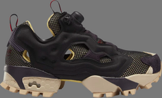 Кроссовки instapump fury trail &apos;black weathered yellow&apos; Reebok, черный