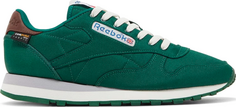 Кроссовки classic leather &apos;dark green&apos; Reebok, зеленый