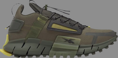 Кроссовки zig kinetica edge &apos;army green&apos; Reebok, зеленый