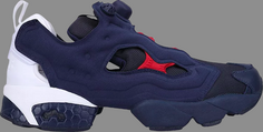 Кроссовки instapump fury pop &apos;collegiate navy scarlet&apos; Reebok, синий