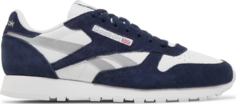 Кроссовки classic leather &apos;vector navy white&apos; Reebok, синий