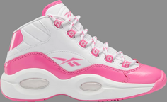 Кроссовки question mid big kid &apos;atomic pink&apos; Reebok, розовый