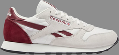 Кроссовки classic leather gtx &apos;chalk collegiate burgundy&apos; Reebok, красный