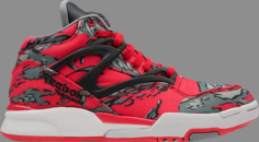 Кроссовки stash x pump omni lite &apos;25th anniversary camo - red&apos; Reebok, красный