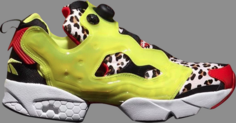 Кроссовки atmos x instapump fury &apos;citron animal&apos; Reebok, желтый