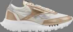 Кроссовки wmns classic leather legacy &apos;champagne silver&apos; Reebok, пломбир