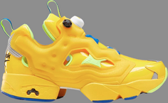 Кроссовки illumination x instapump fury &apos;minions&apos; Reebok, желтый