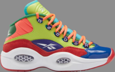 Кроссовки question mid big kid &apos;color explosion&apos; Reebok, многоцветный