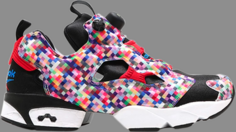 Кроссовки atmos x instapump fury &apos;multi-color&apos; Reebok, многоцветный