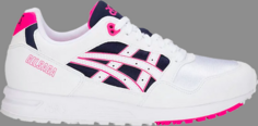 Кроссовки gel saga &apos;white pink glow&apos; Asics, белый