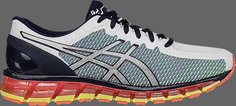 Кроссовки gel quantum 360 cm &apos;white navy safety yellow&apos; Asics, белый