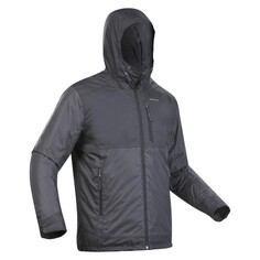 Куртка для походов зимняя -10°C водонепроницаемая мужская синяя SH100 X-WARM Quechua Decathlon