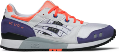 Кроссовки gel lyte 3 og retro &apos;orange purple&apos; 2020 Asics, белый