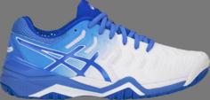 Кроссовки wmns gel resolution 7 &apos;white blue coast&apos; Asics, белый