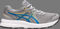 Кроссовки contend 7 gs &apos;sheet rock electric blue&apos; Asics, серый