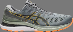 Кроссовки gel kayano 28 &apos;sheet rock orange pop&apos; Asics, серый