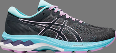 Кроссовки gel kayano 27 gs &apos;carrier grey lilac&apos; Asics, серый