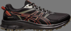 Кроссовки trail scout 2 &apos;black cherry tomato&apos; Asics, черный